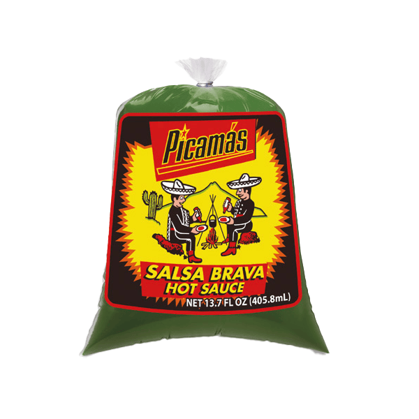 B&B Salsa Picamas Verde Bolsa 13.7 fl oz x 32