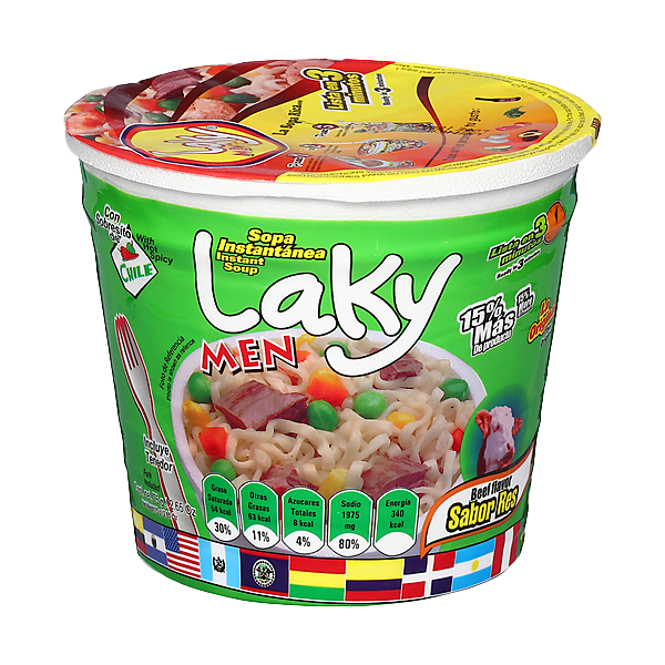 Laky Sopa Beef  (Green) 500ml x 12