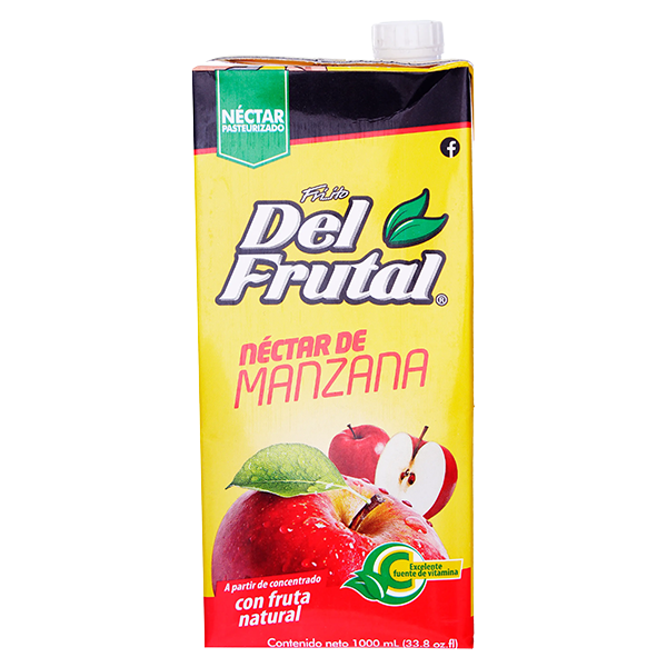 Del Frutal Manzana 1000ml x 12