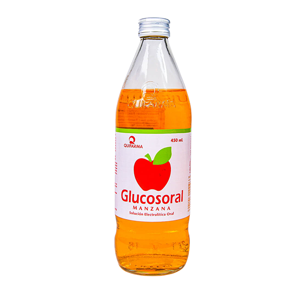 Glucosoral Manzana 450ml x 24