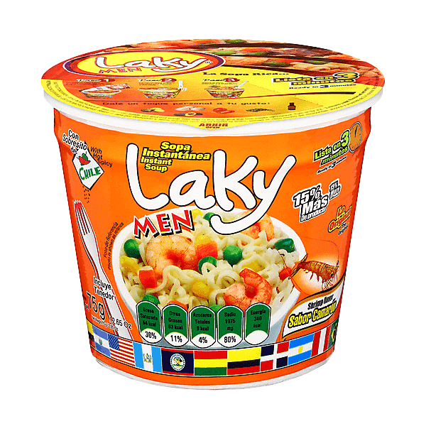 Laky Sopa Spicy Shrimp (Red) 500ml x 12