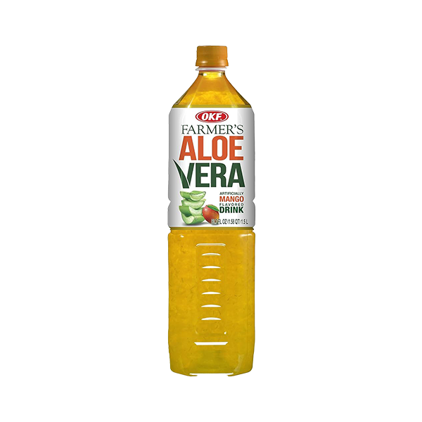 OKF Farmers Aloe Drink - Mango 1.5L x 12
