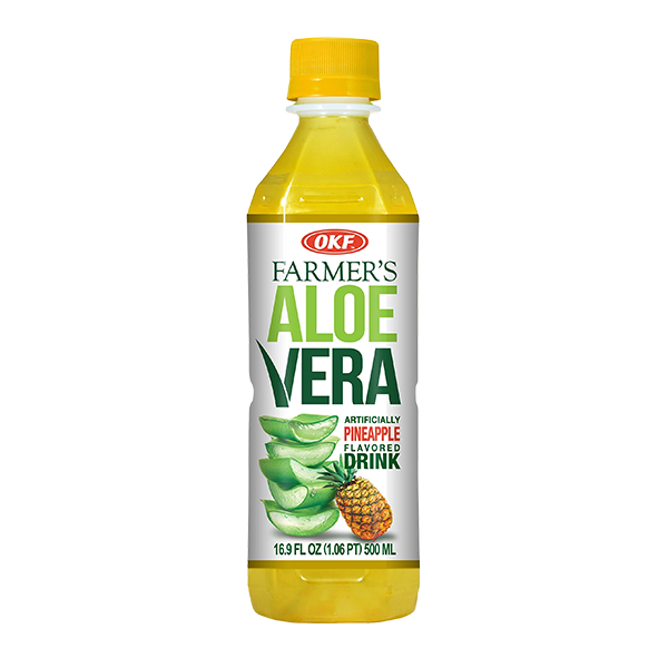 OKF Farmers Aloe Drink - Pineapple 500ml x 20