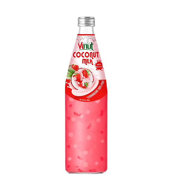 Vinut Coconut Milk - Strawberry 485ml x 12
