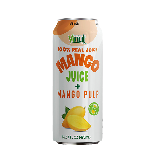 Vinut Mango Juice with Pulp 100% 500ml x 24