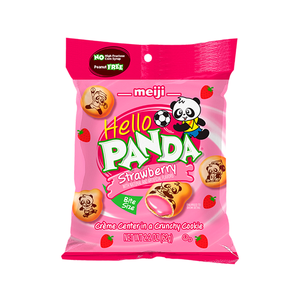 Meiji Hello Panda Strawberry Small Bag 4/6/2.2oz