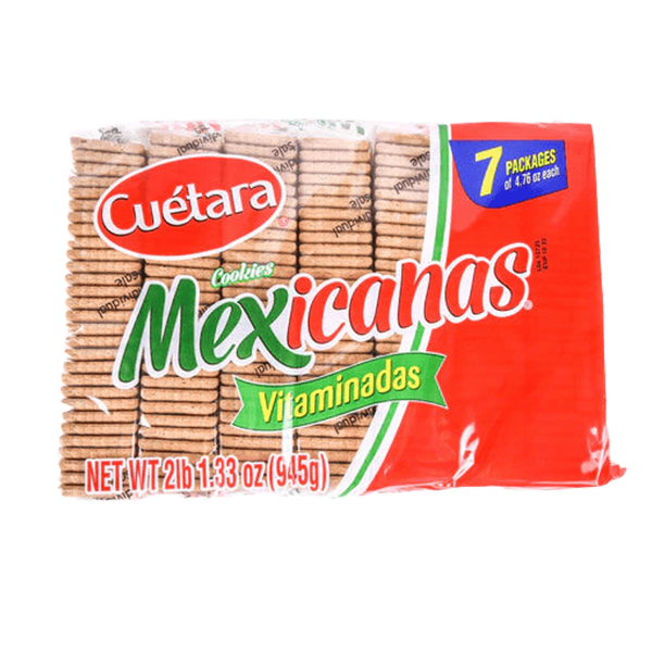 Cuetara Mexicanas Cookies 7 packages 6/2lb 1.33oz (945g)