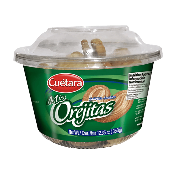 Cuetara Mis Orejitas Cookies 12/12.35oz (350g)