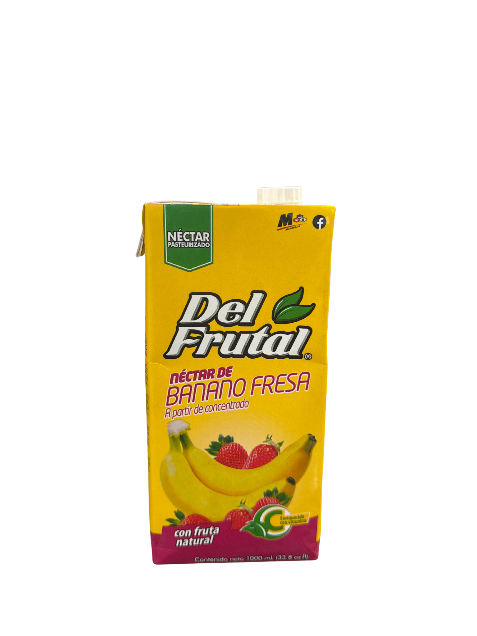 Del Frutal Banana Strawberry 12/1000 ML