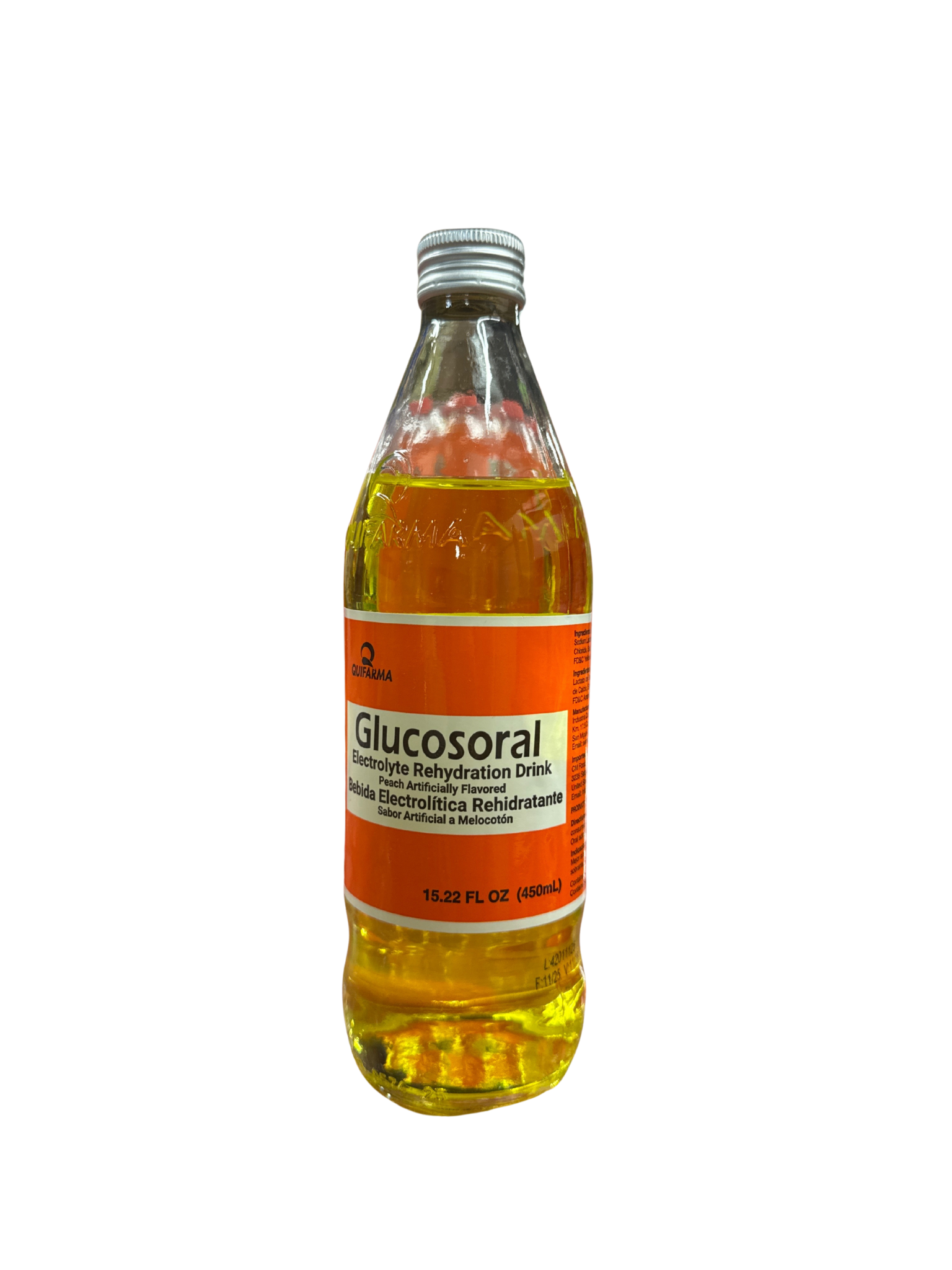 Glucosoral Peach 450ml x 24