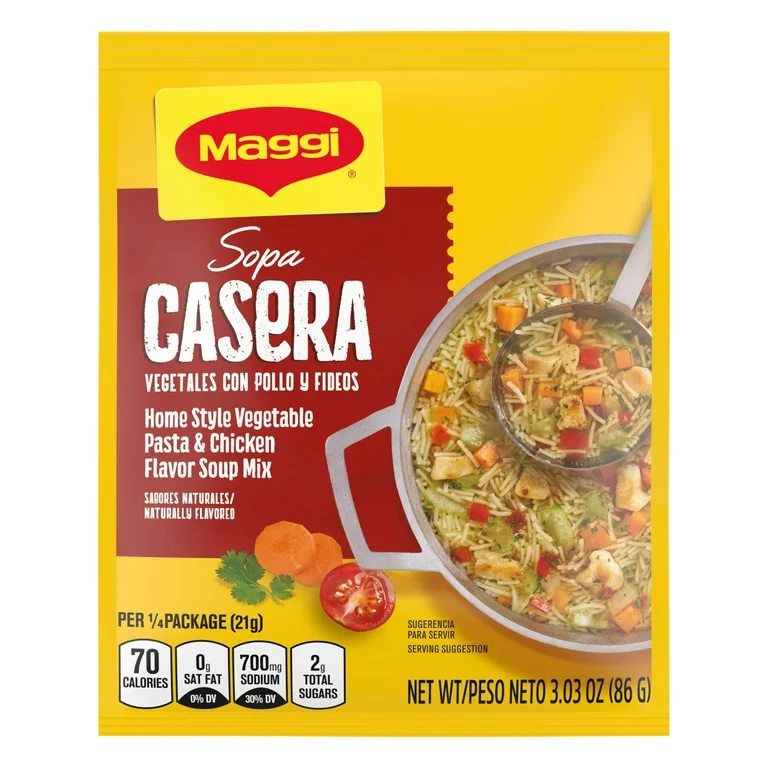 Maggi Sopa Caseras Chicken 12/3.03 oz