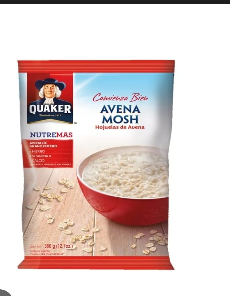 Quacker Avena Mosh 360gr x 25