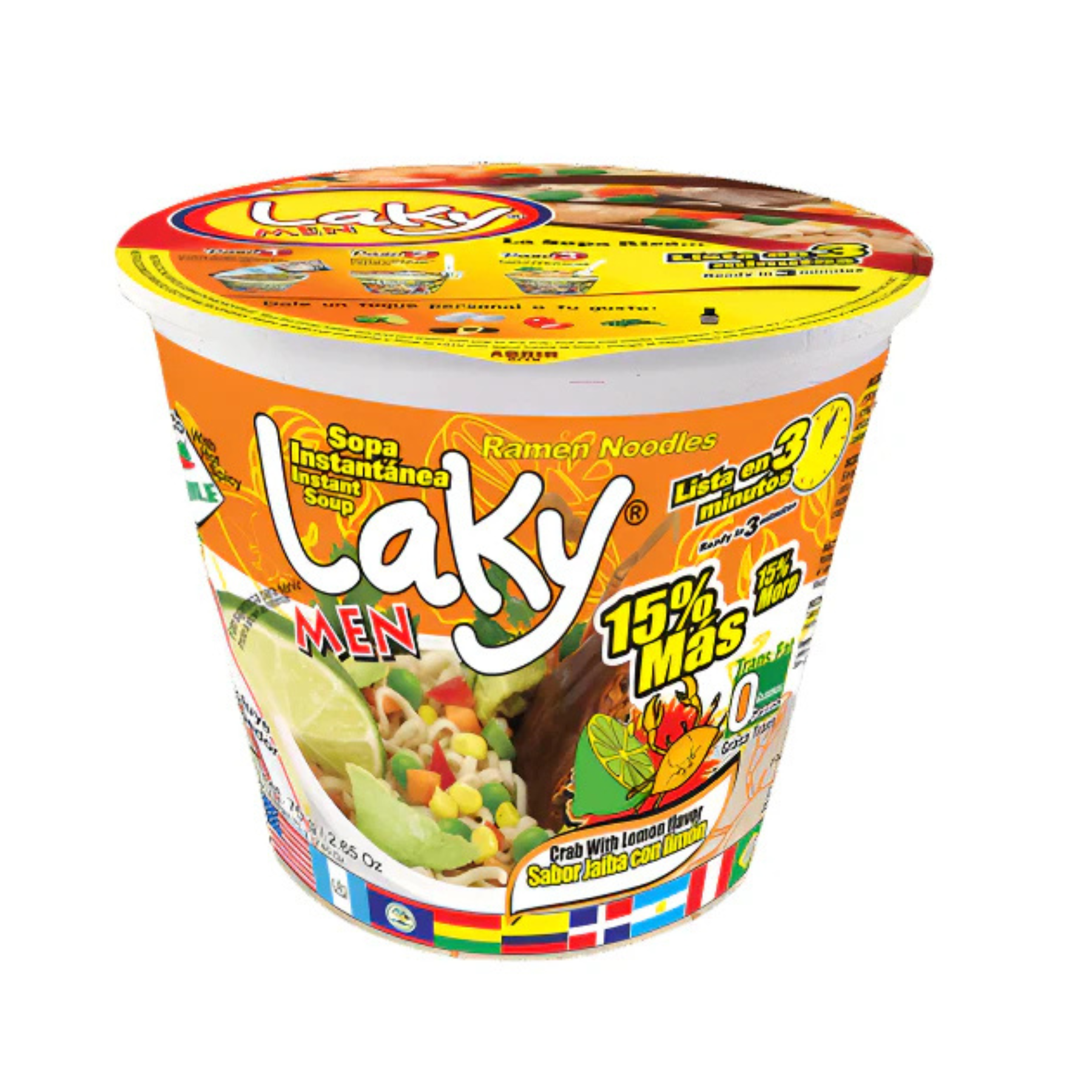 Laky Sopa Jaiba Con Limon (Chicken) 12pk