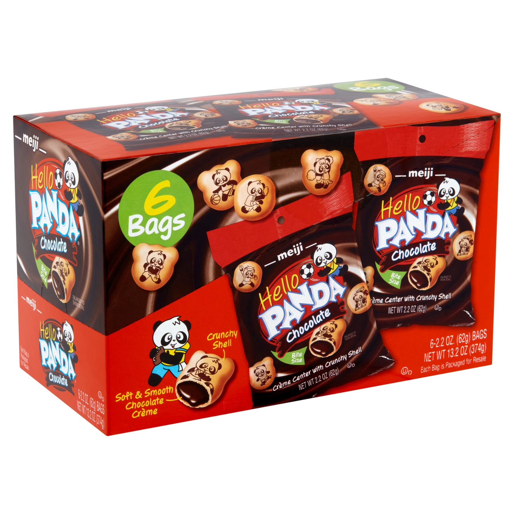 Meiji Hello Panda Chocolate Small Bag 1/6/2.2oz