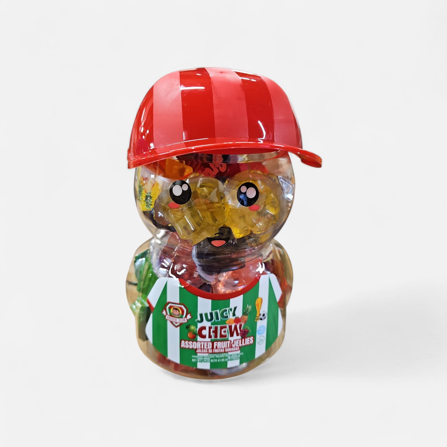 Josh Bosh Assorted fruit jelly jar (soccer kids- green) 6 x 35g/34pc