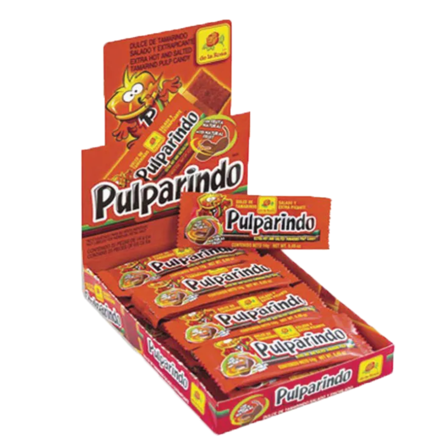De La Rosa Pulparindo Extra Spicy Display 1/20/0.49oz