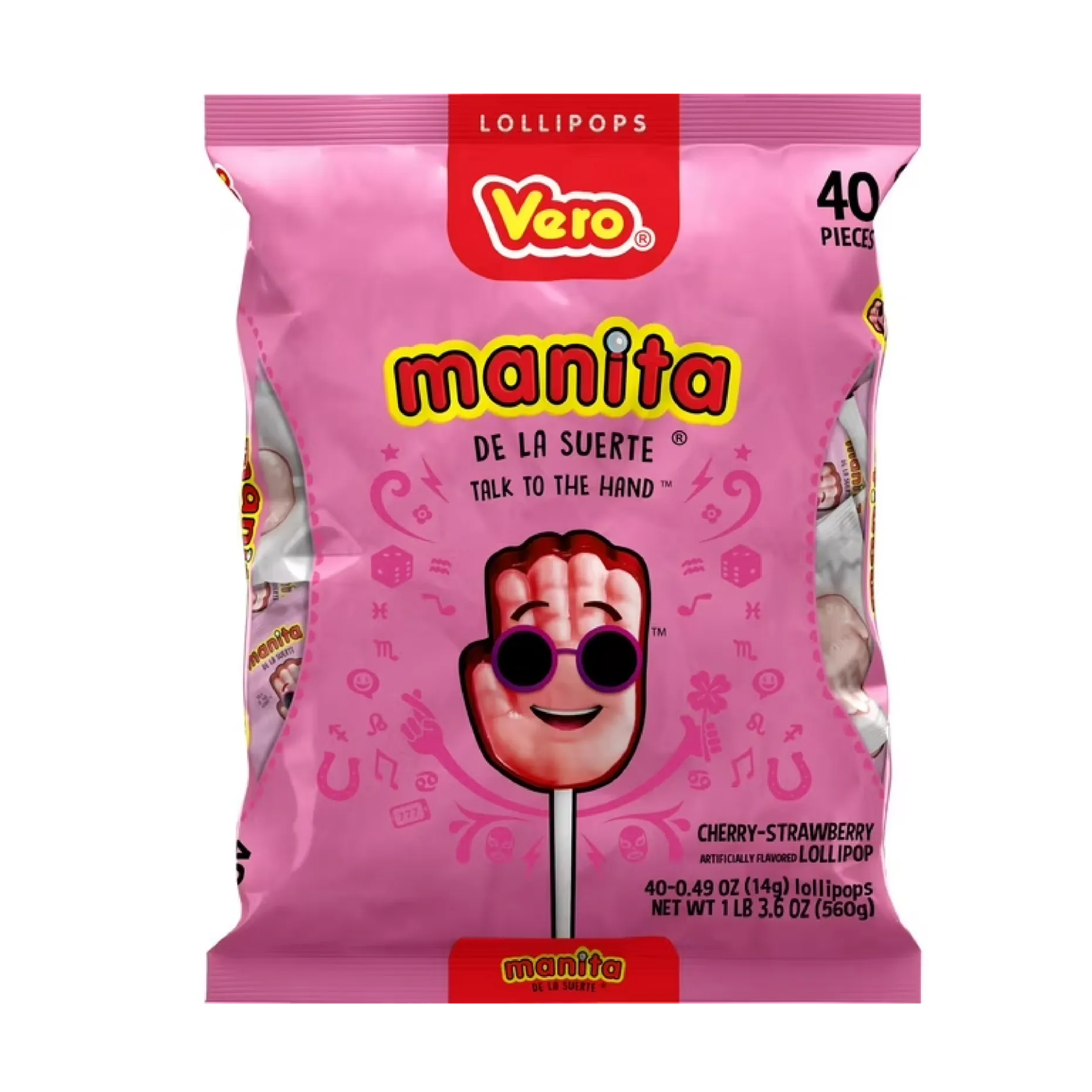 Vero Manitas de la Suerte Lollipop 7/40/0.49oz