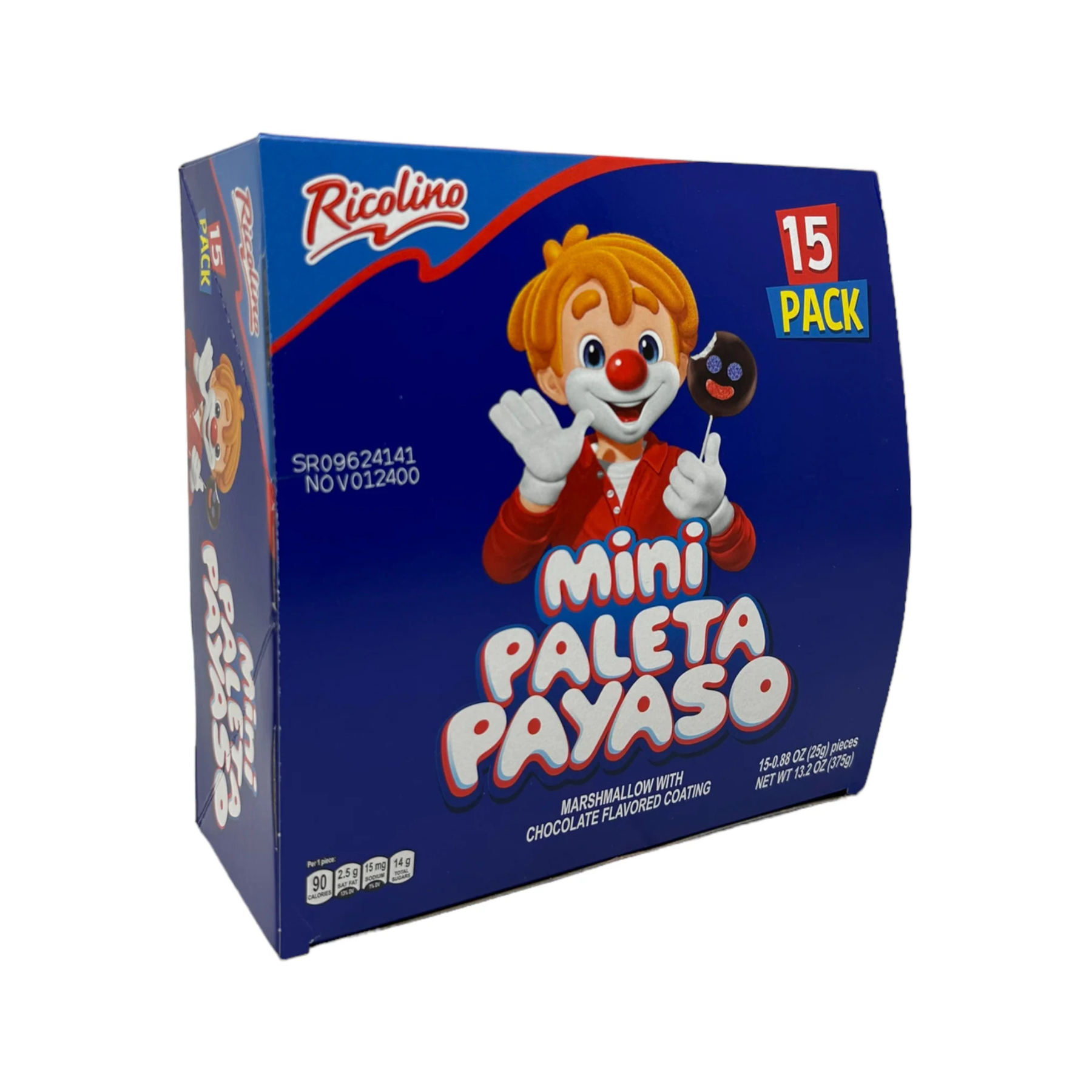 Ricolino Mini Paleta Payaso 1/15/0.88oz