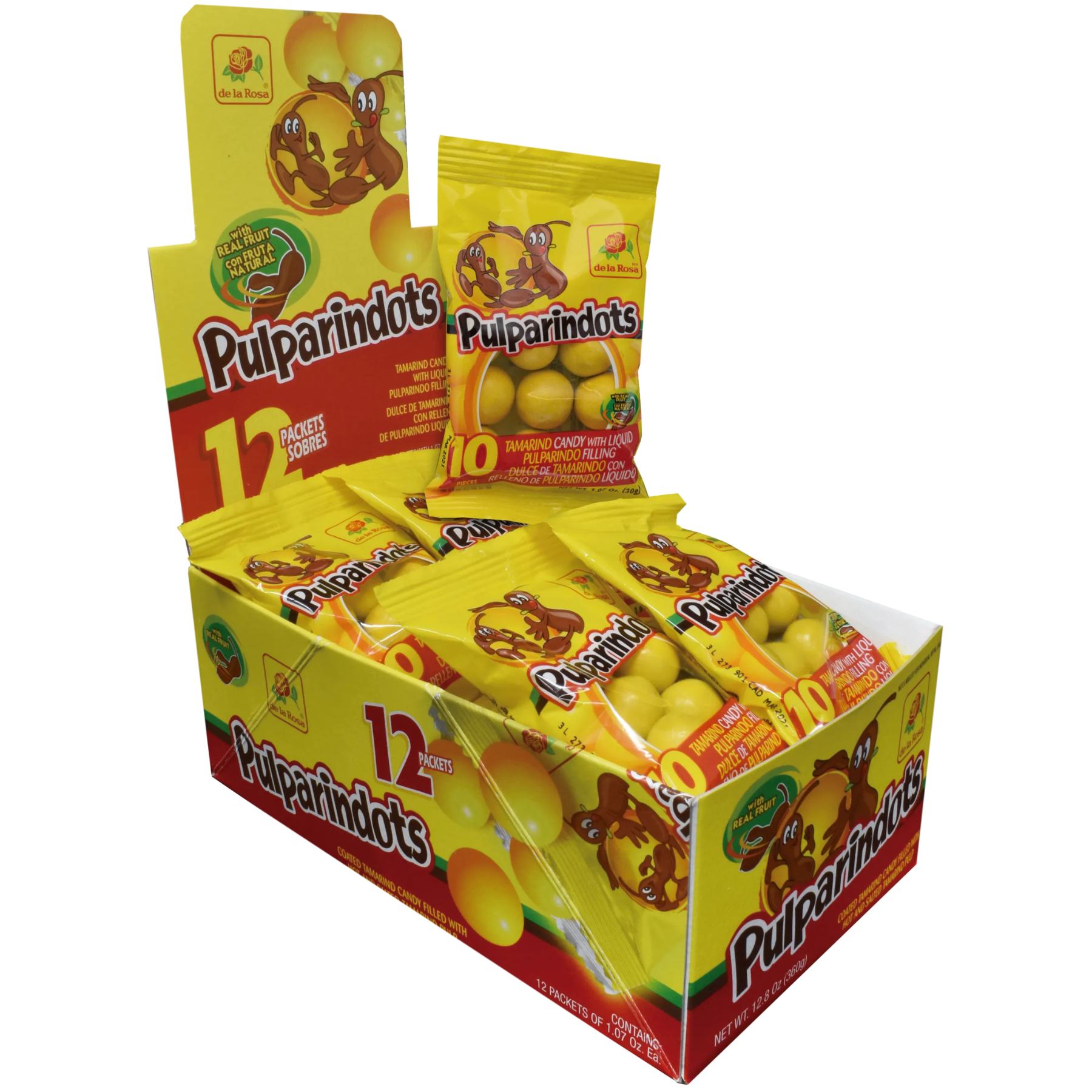 De La Rosa Pulparindots Regular 12ct Display 1/12.8oz