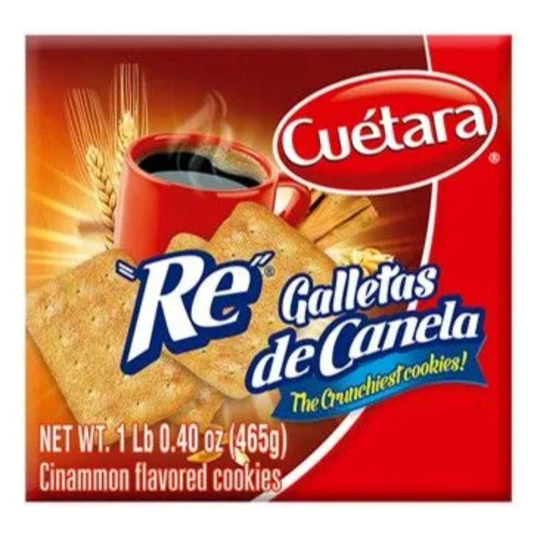 Cuétara "Re" Galletas de Canela 12/16.4oz (1.03lb)