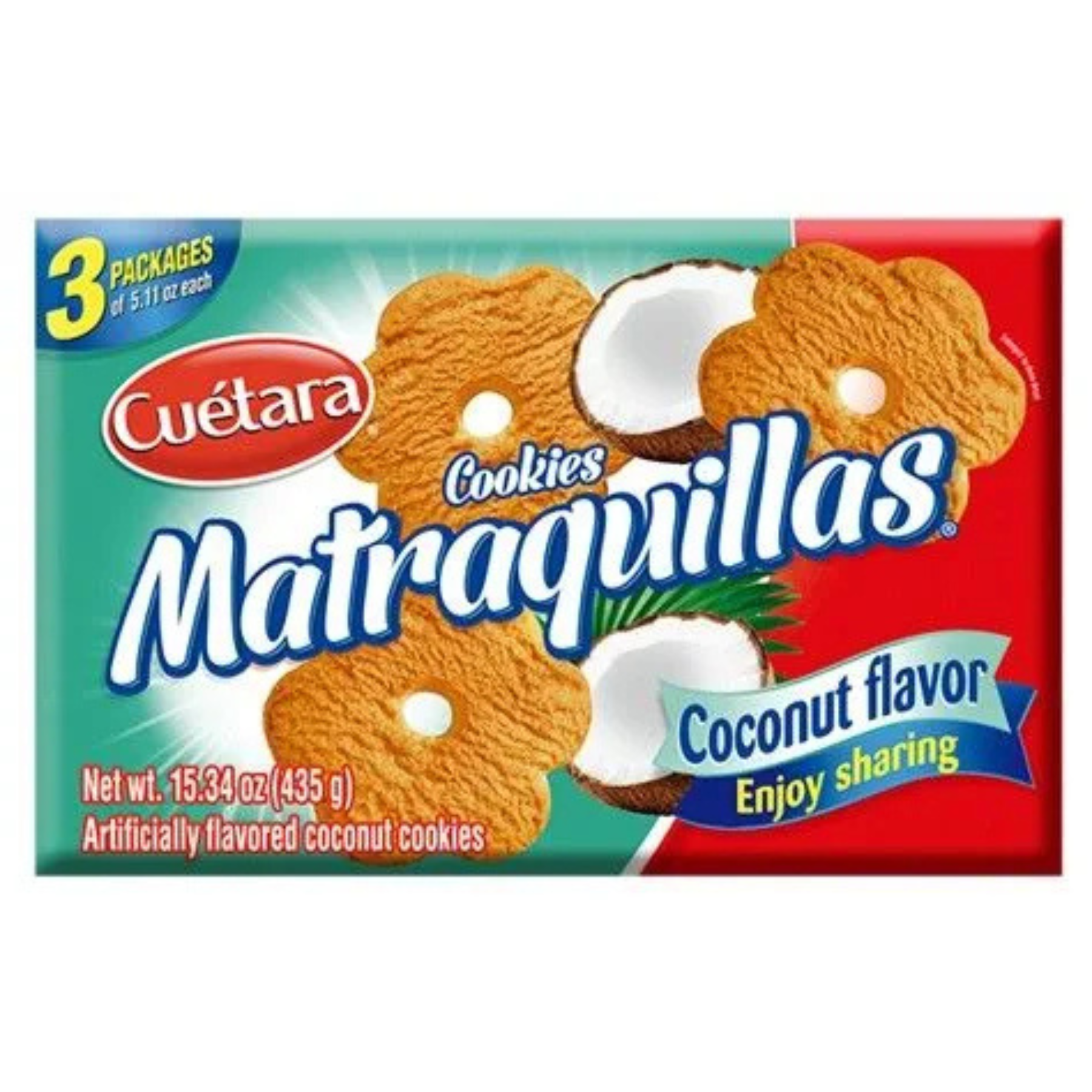 Cuétara Matraquillas Coconut 12/15.34oz (435g)