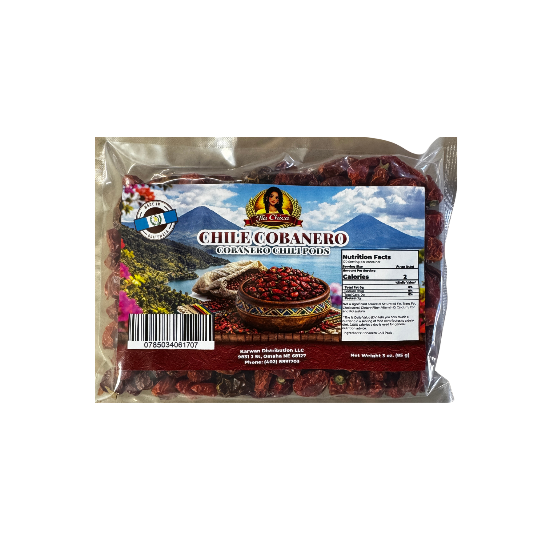 Chile Cobanero 18 - 3 Oz / 85 g