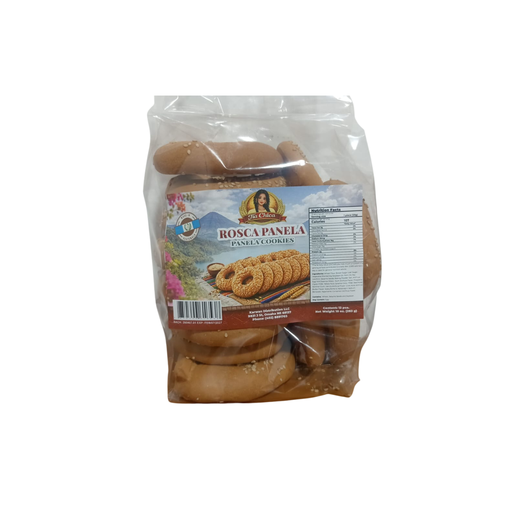 Rosca Chapina De Panela (12 U) 10 - 10 Oz / 283 g