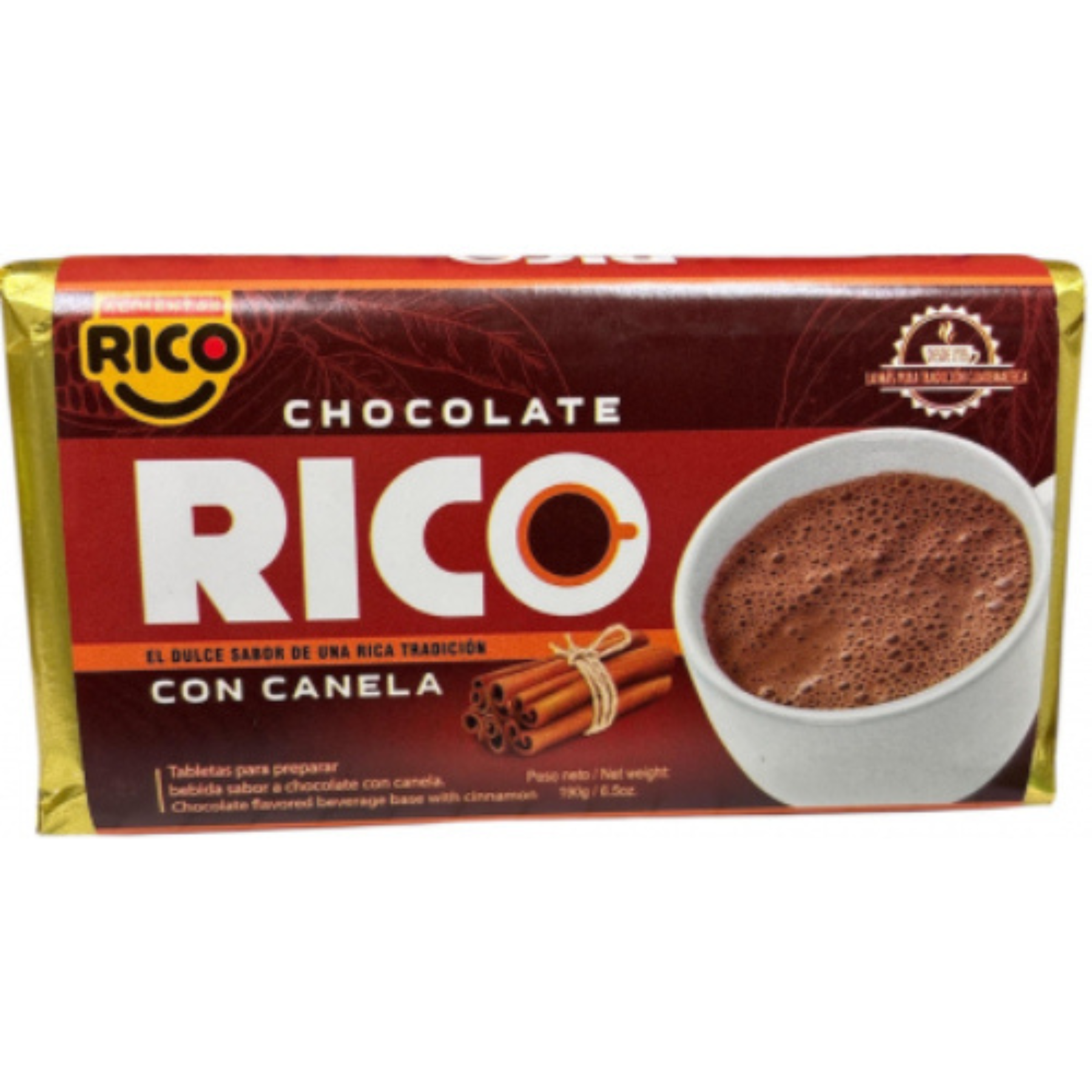 Chocolate Rico Canela 20 - 12.17 Oz / 350 g