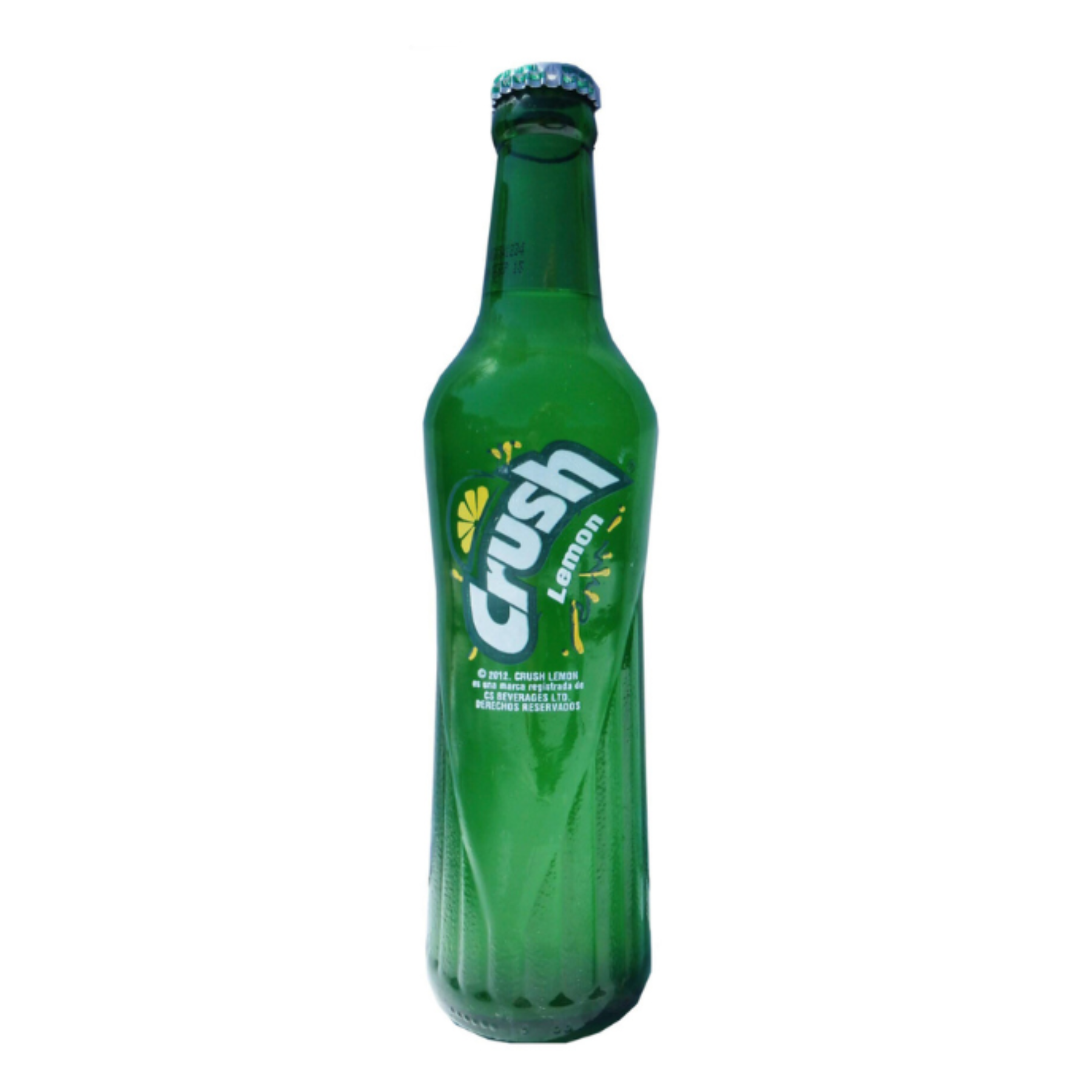Lemon Crush Botella De Vidrio 24 - 12 Fl Oz / 354 ml