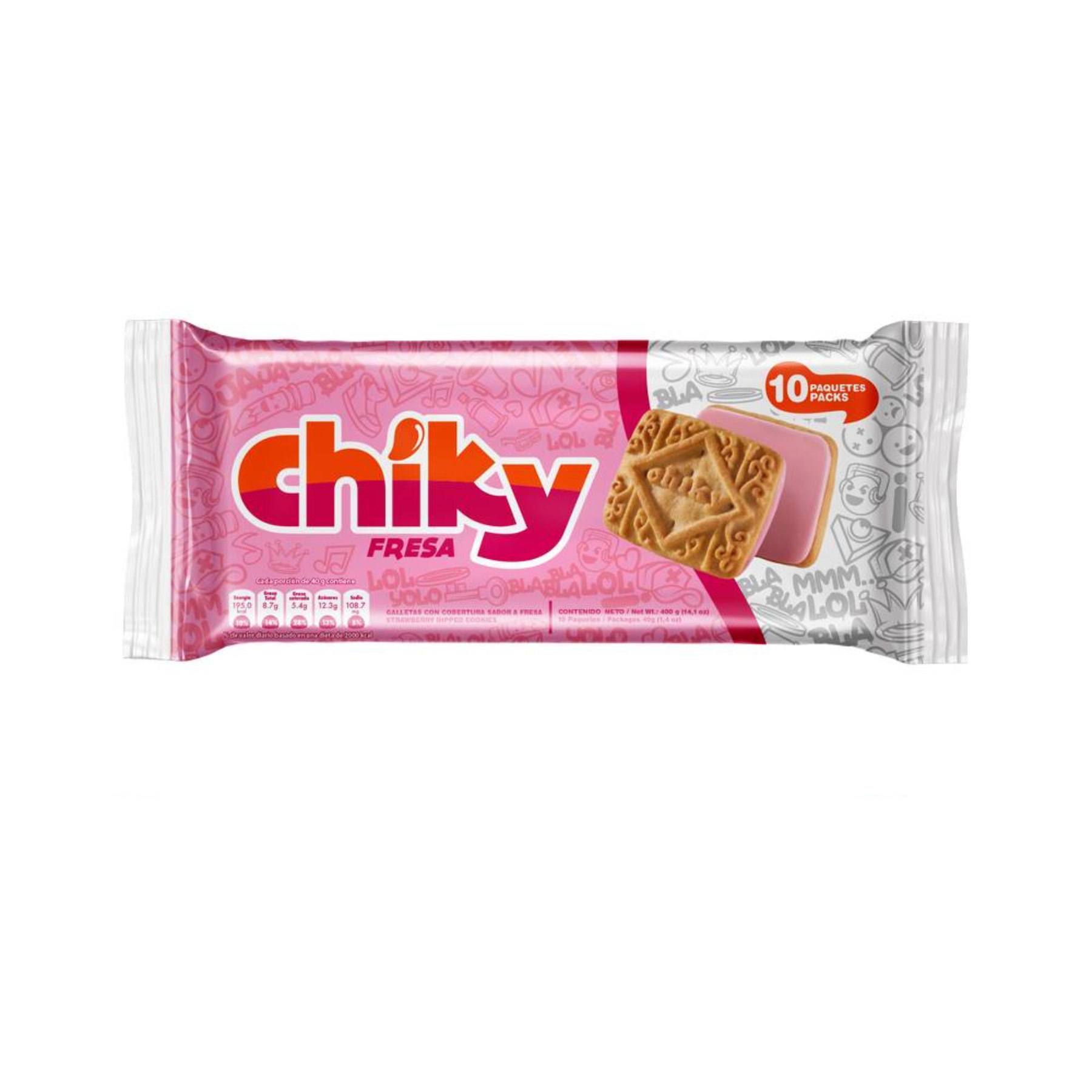 Galleta Chiky Fresa 16 X 12 - 16.93 Oz / 480 g