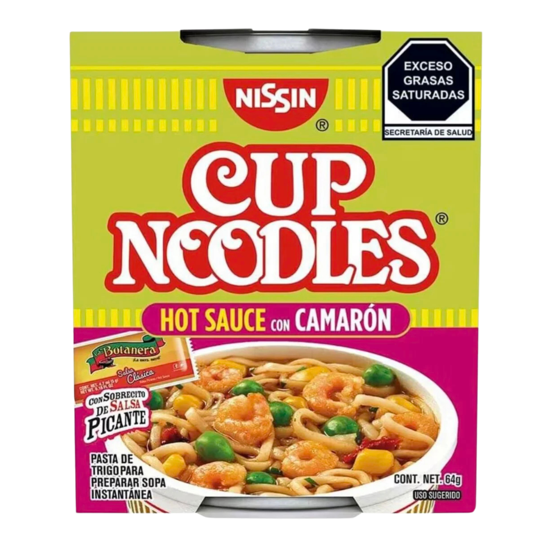 Sopa Nissin Camaron 12 - 2.2 Oz / 64 g