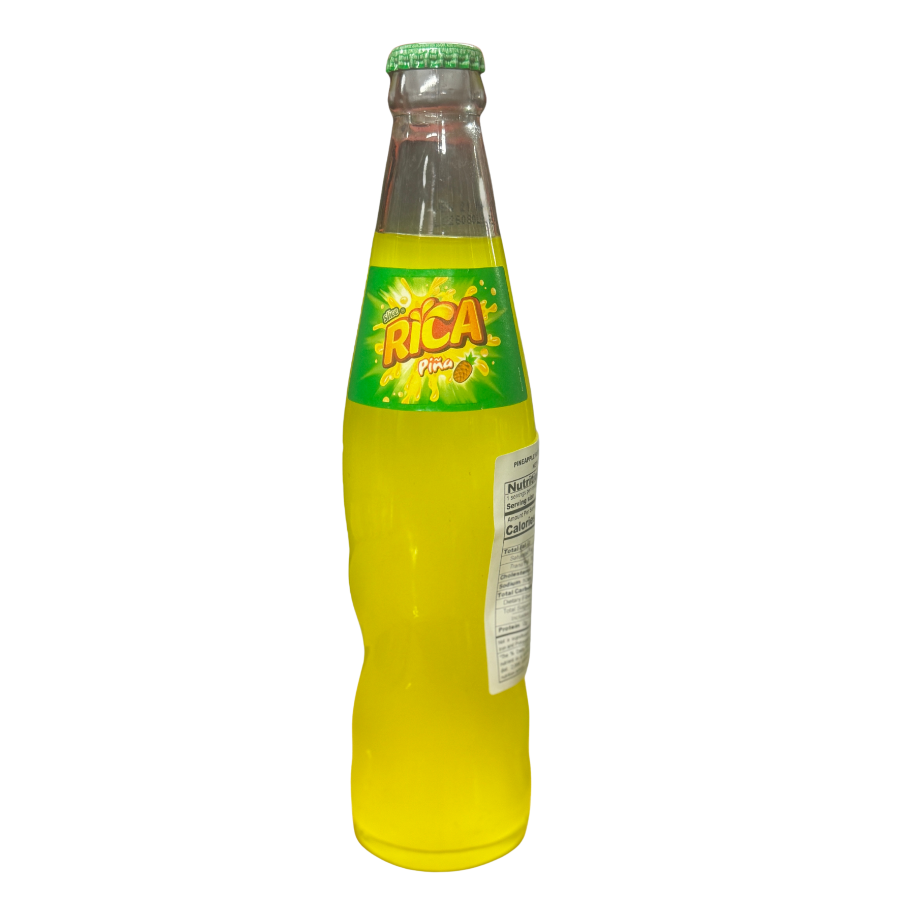 Rica Piña Botella De Vidrio 24 - 12 Fl Oz / 354 ml