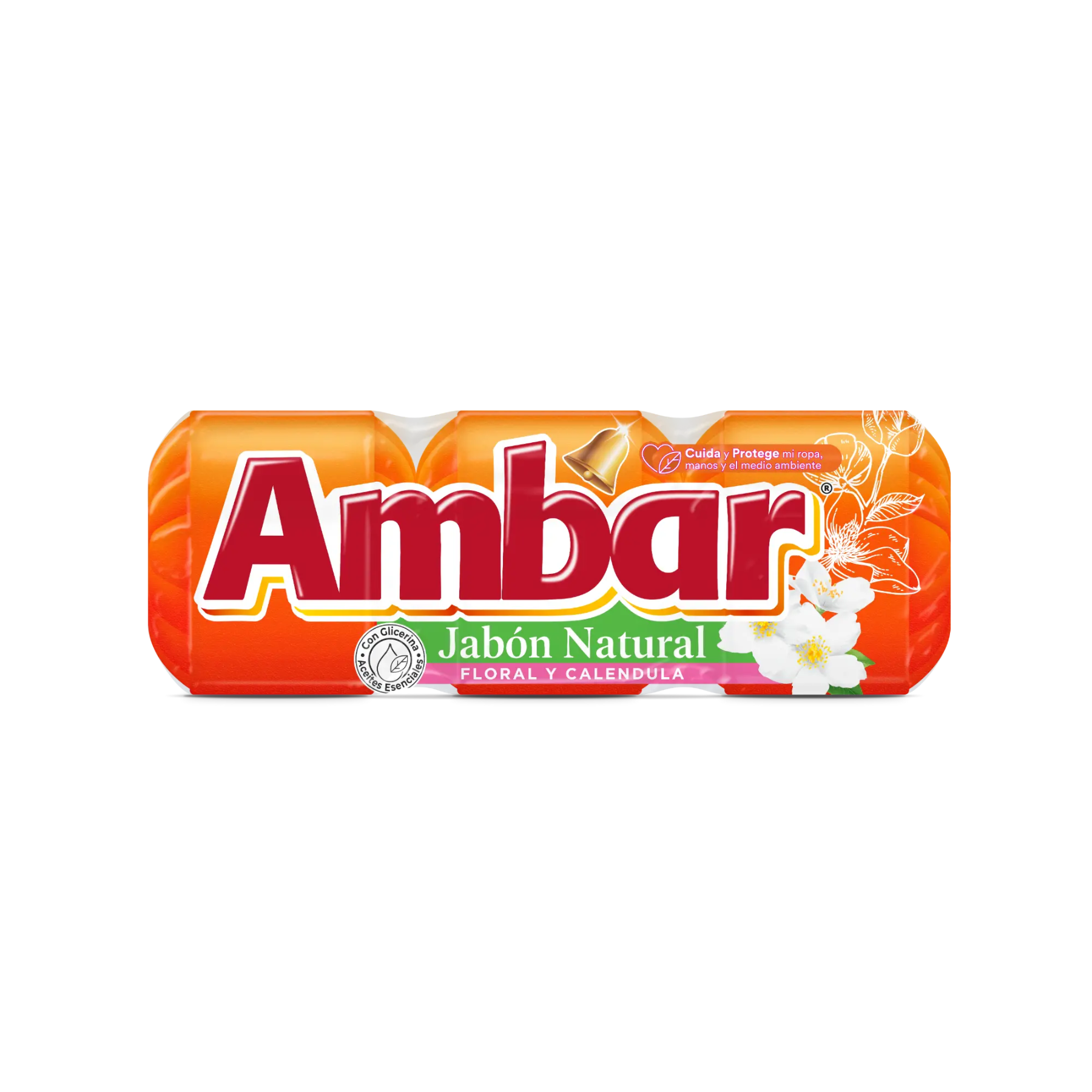 Ambar Jabon En Bola 4 X 3 - 13 Oz / 380 g