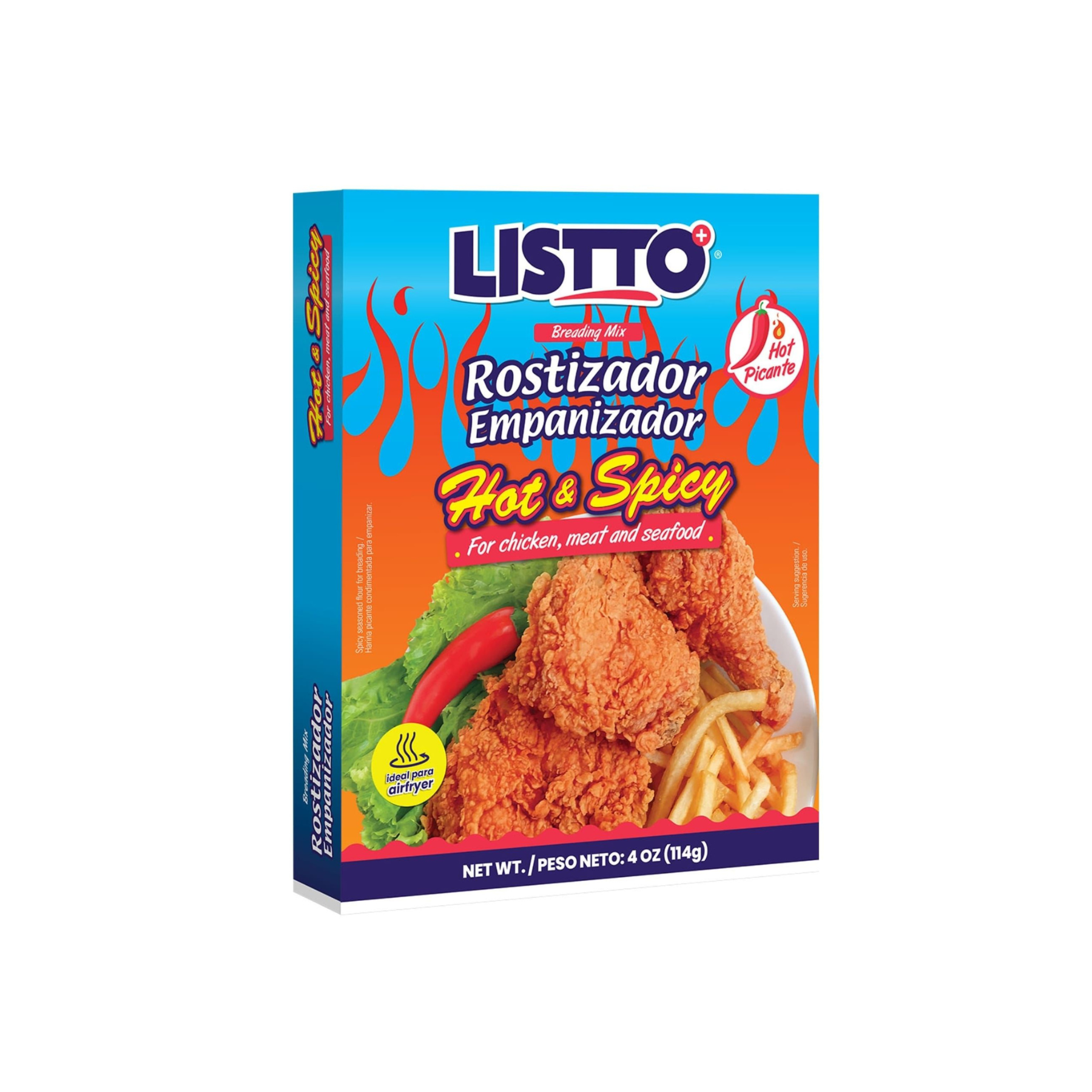 Empanizador Listo pollo picante 24x4 oz
