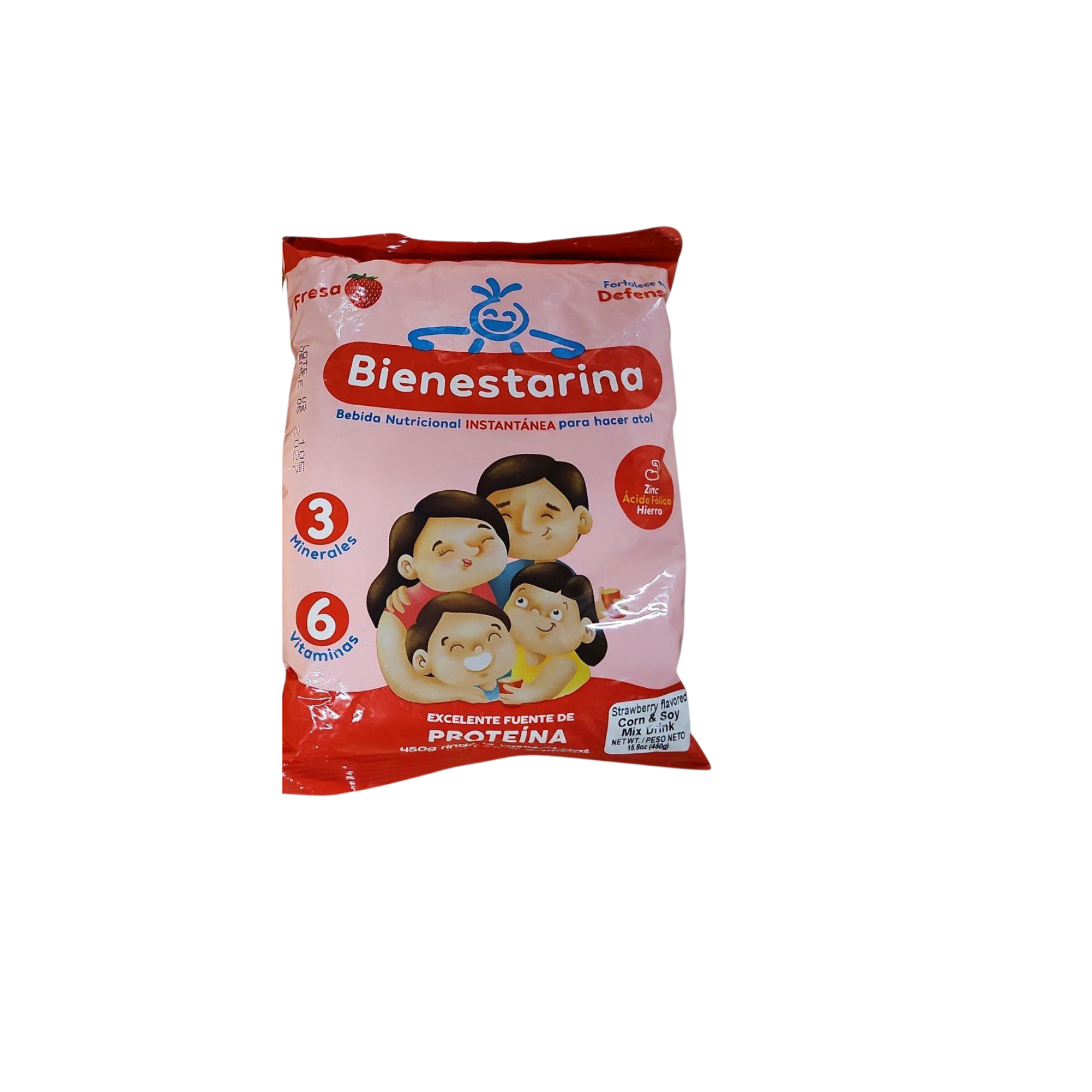 Bienestarina Fresa 12x450gr