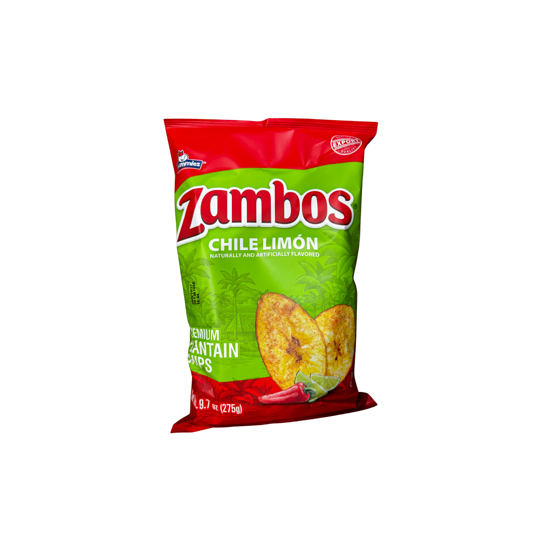 Zambos Plantain Chili & Lime 12 Bags / 10 oz