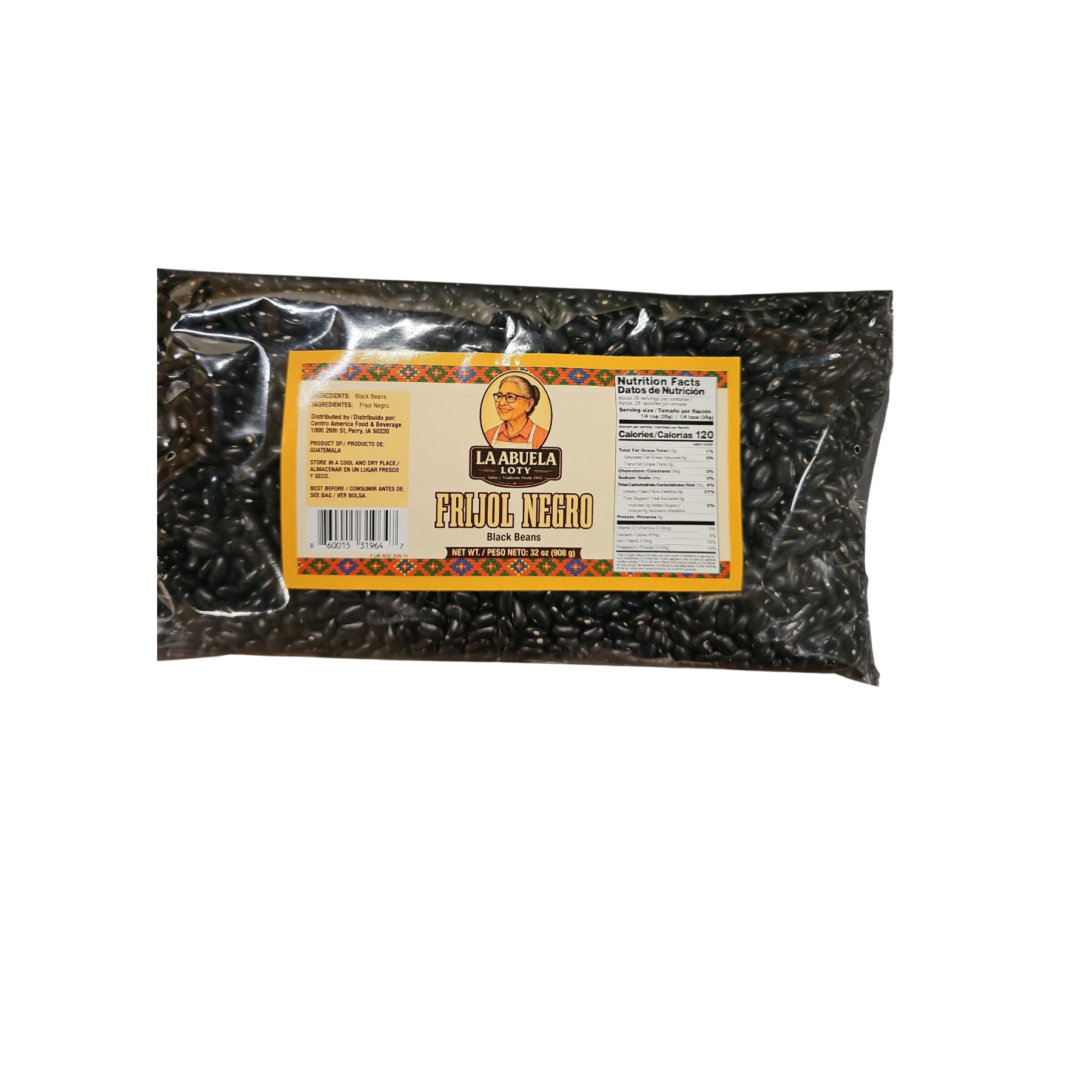 Frijol Negro 12x32oz La Abuela Loty