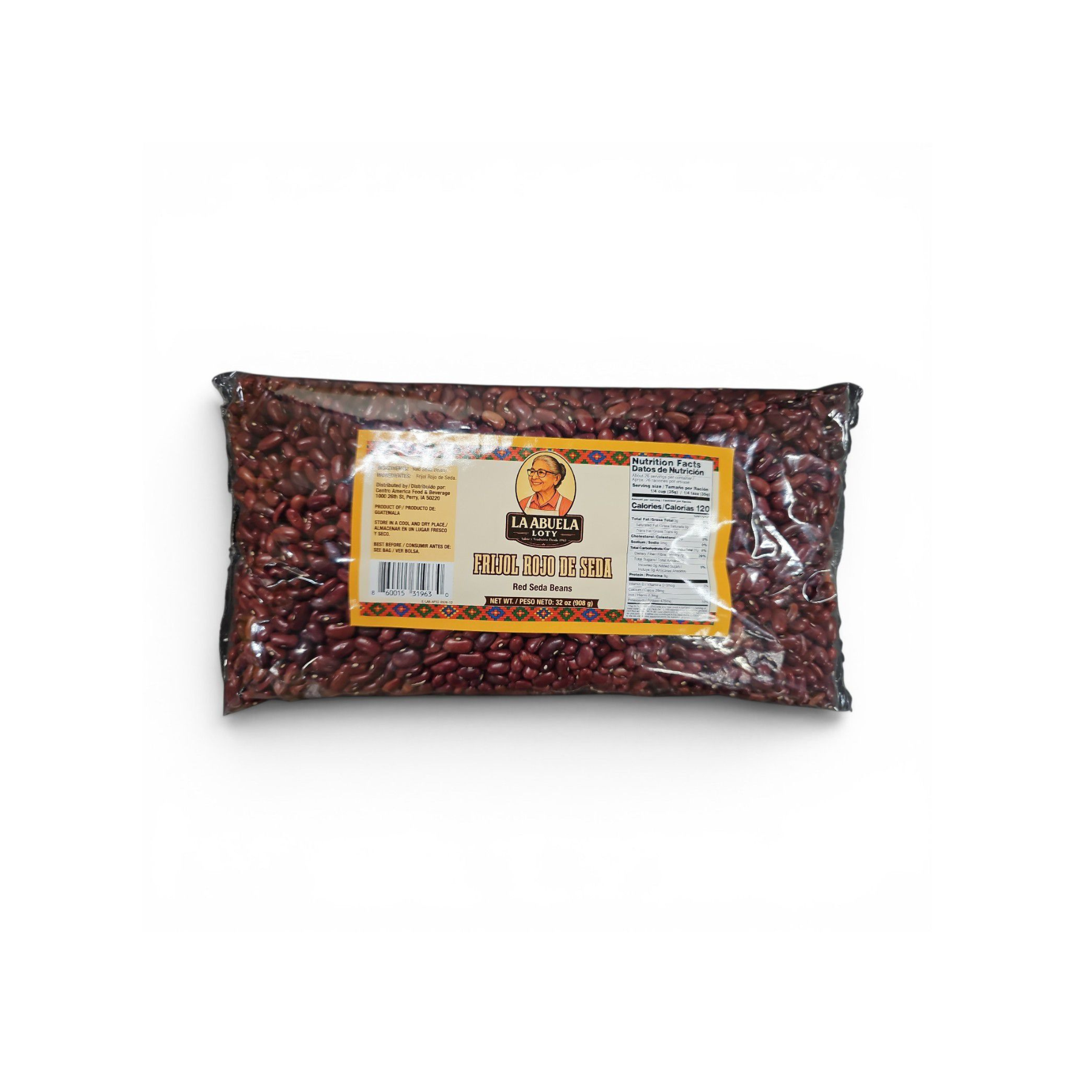 Frijol Rojo De Seda 12x32oz La Abuela Loty