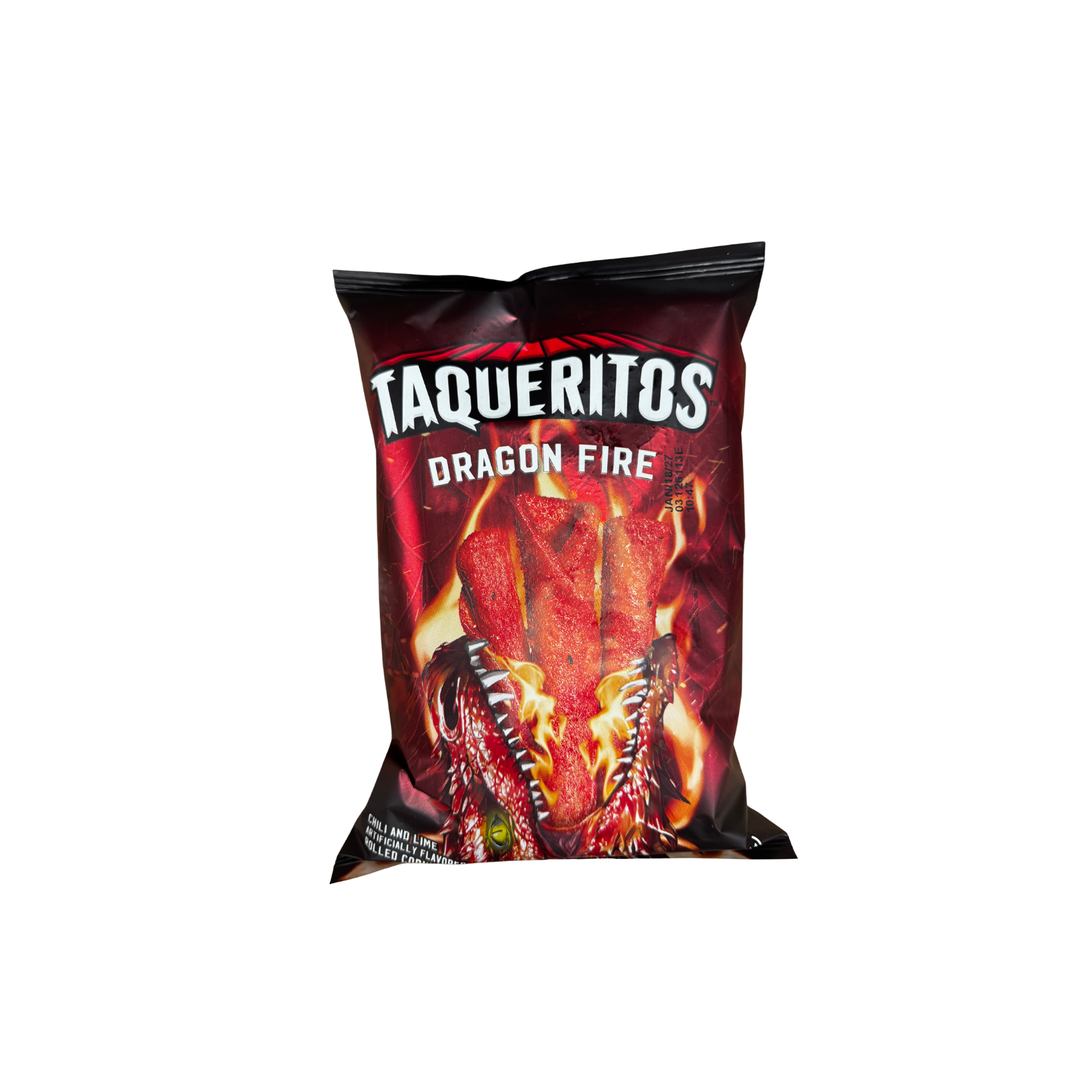 Taqueritos Dragon Fire 20 Bags / 8 oz 