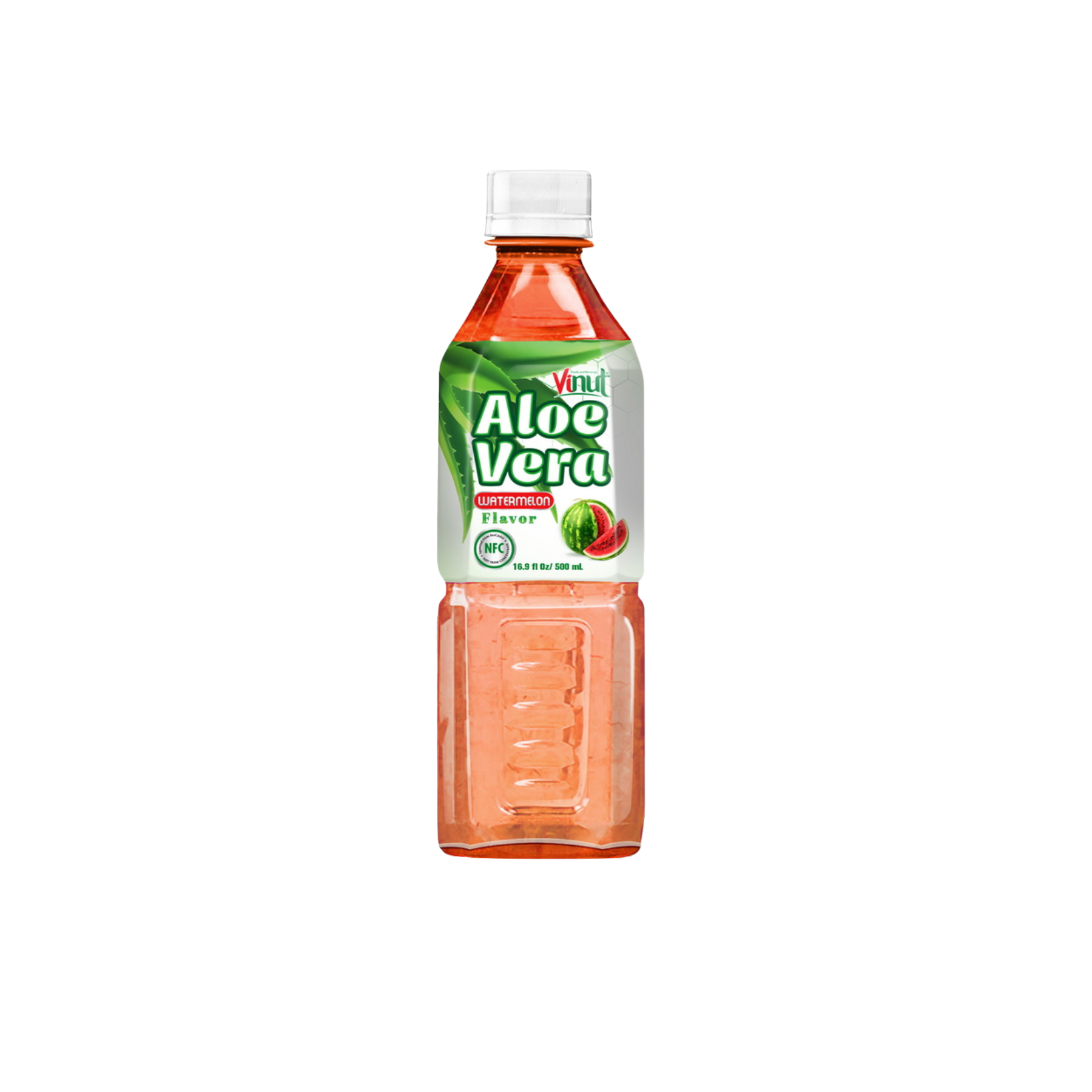 Vinut Aloe Vera Drink Watermelon Flavor 16.9 fl oz (500ml) x 12