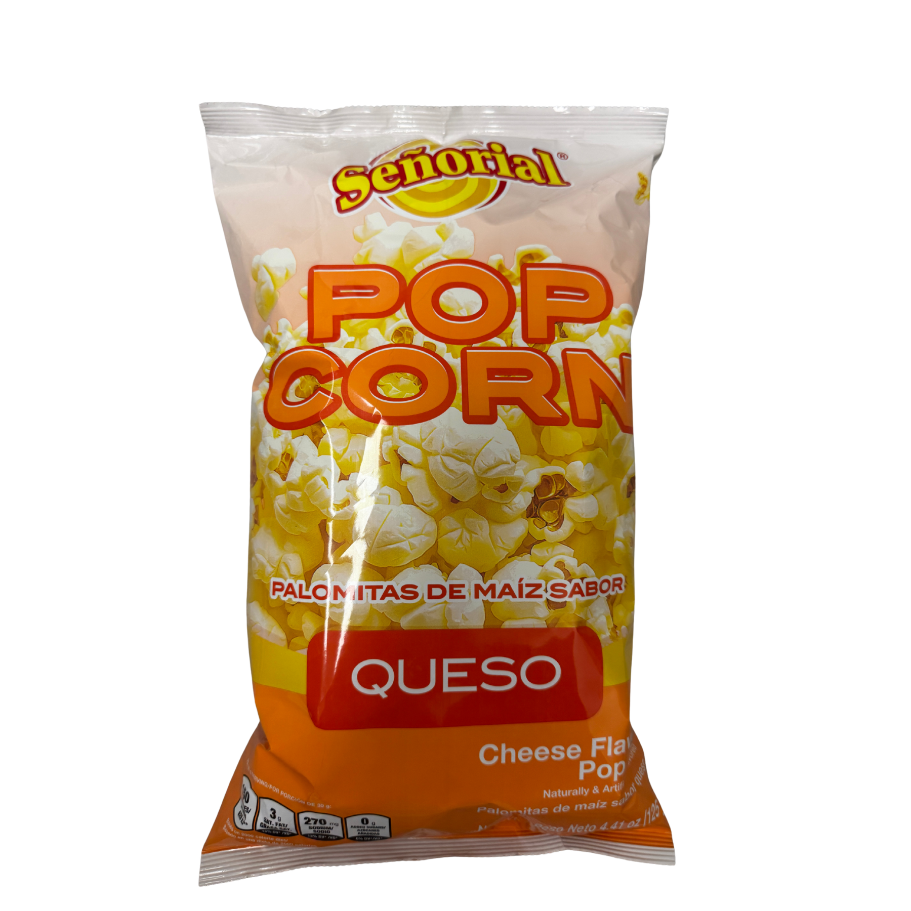 Senorial Cheese Flavor Pop Corn 125g x 12