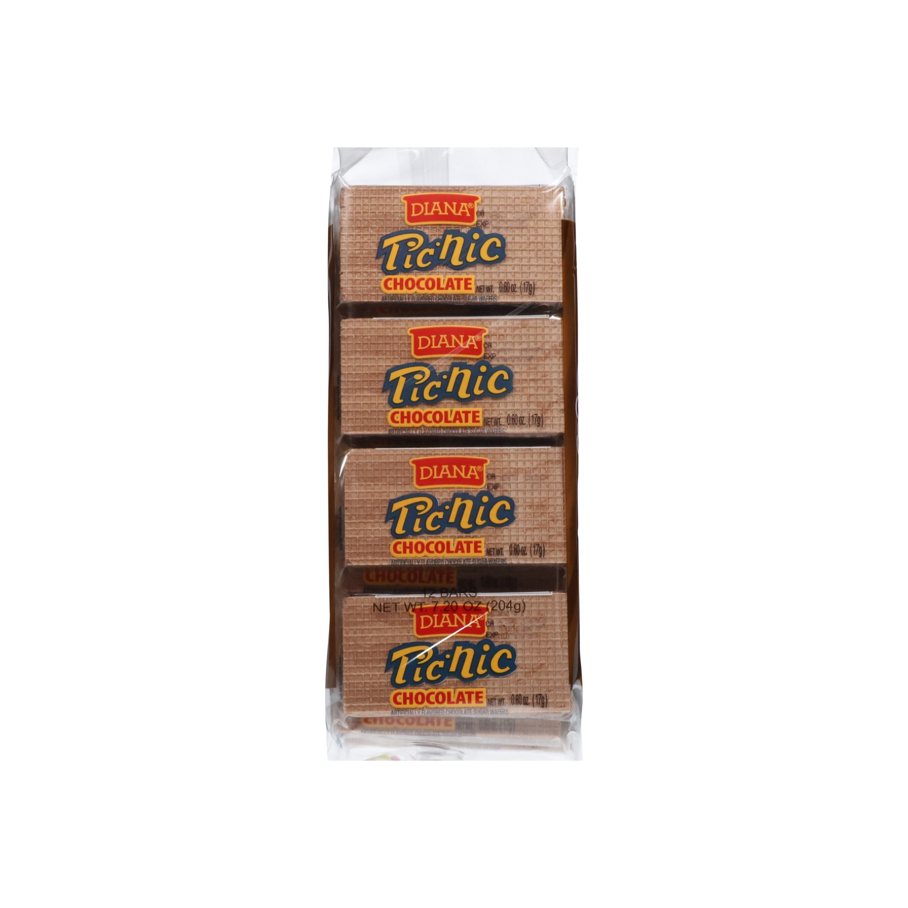 Diana Pic-Nic Chocolate Wafer 12Ct 20/7.20 Oz