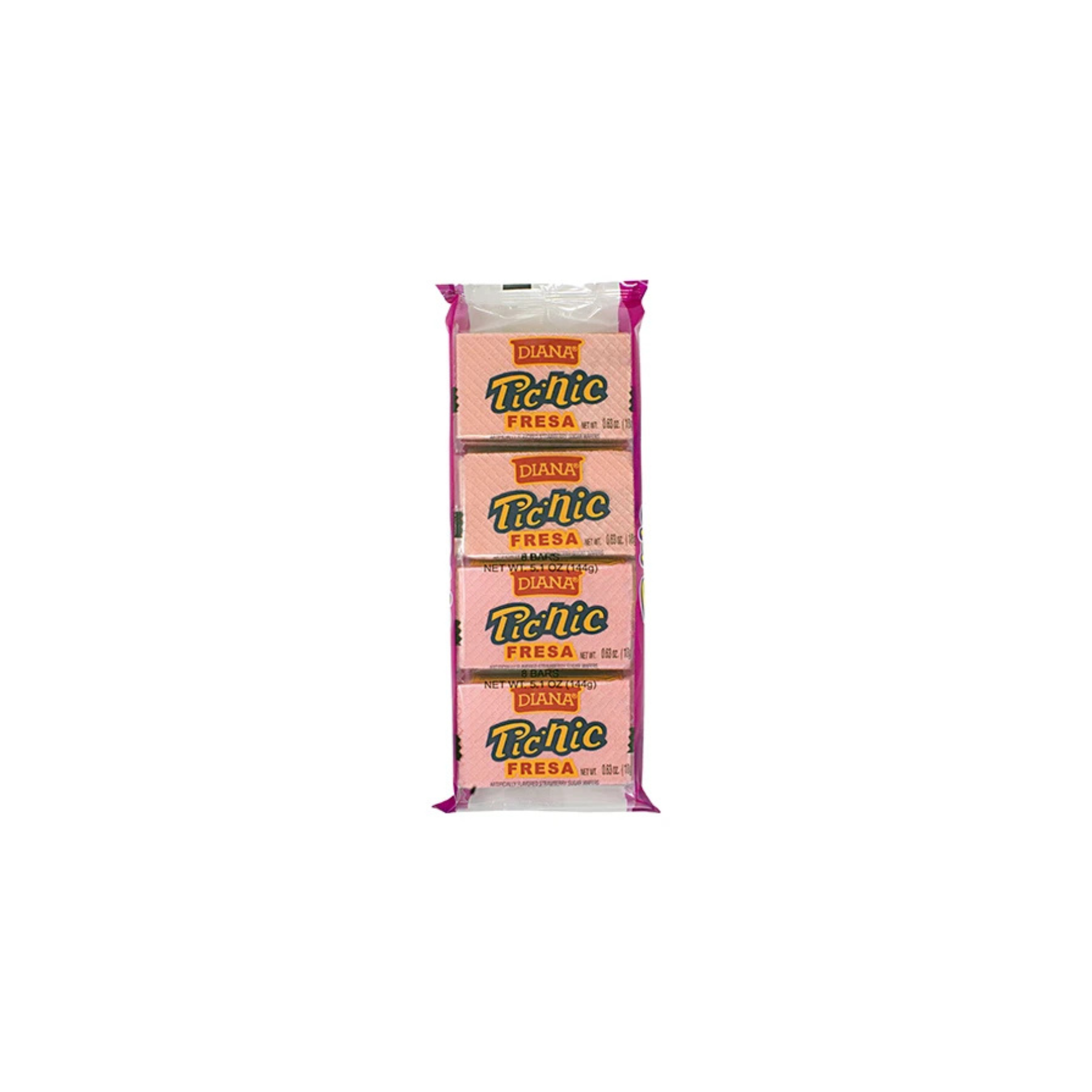 Diana Pic-Nic Fresa Wafer 12Ct 20/7.20 Oz