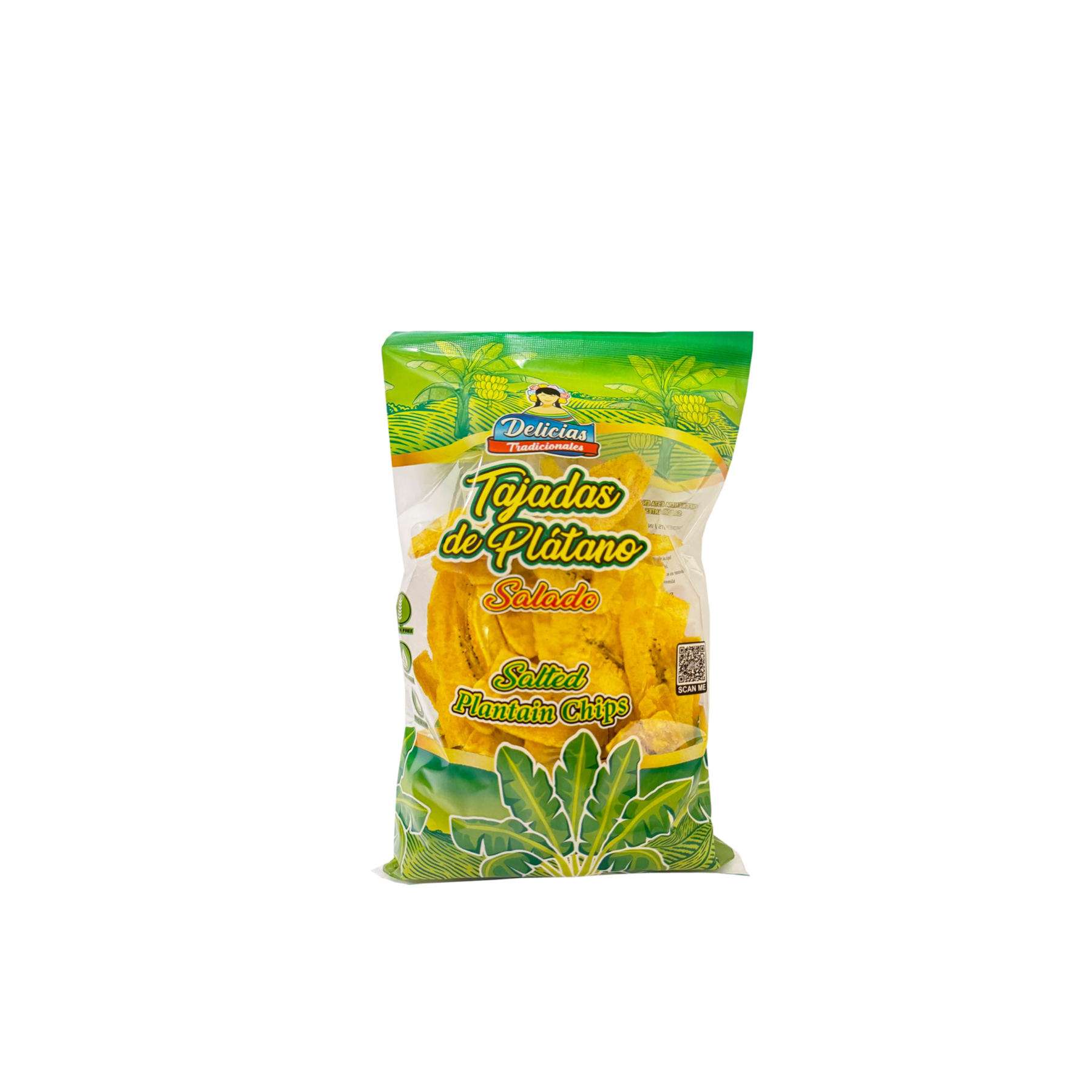 Delicias Tradicionales Tajada Platano Sal 24/5.5 Oz